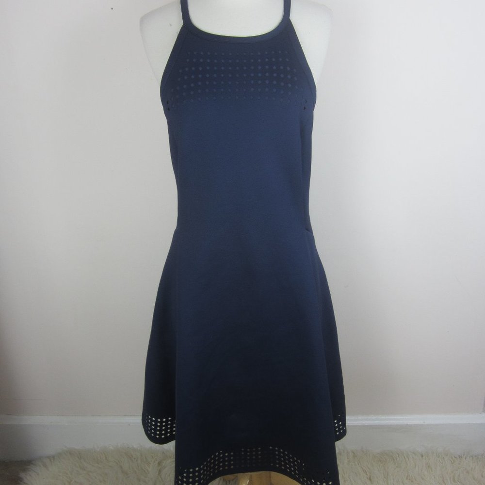 Lilly Pulitzer Aurelie Navy Scuba Dress XL New - Picture 2 of 6